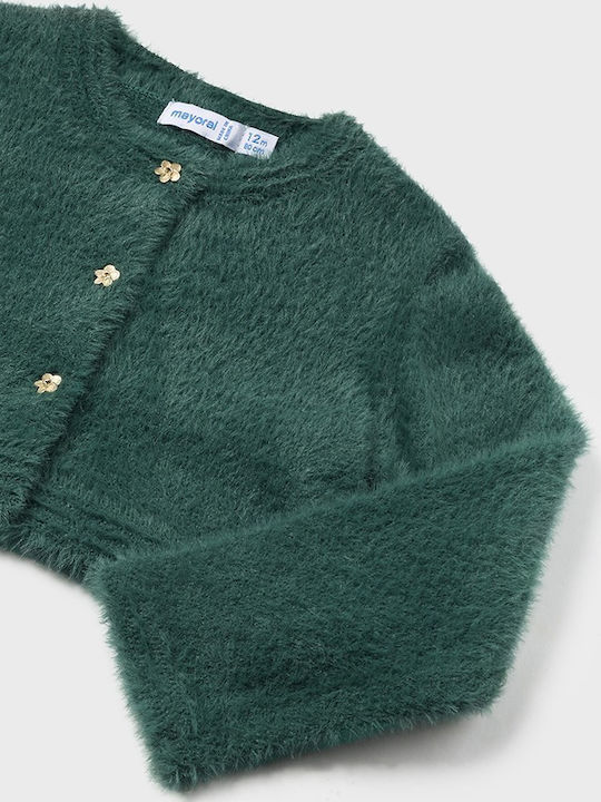 Mayoral Kids Cardigan Knitted Green