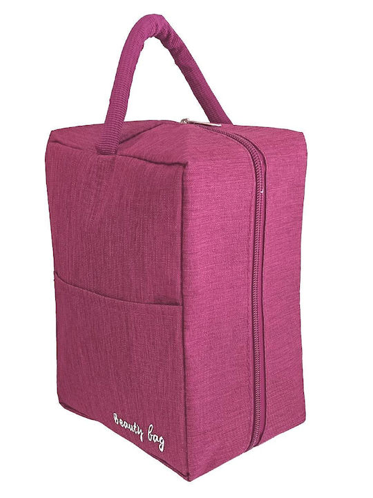 Toiletry Bag in Red color 21cm