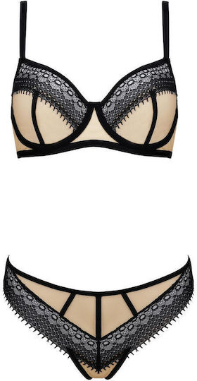 Denerys Sexy Dessous-Set Beige