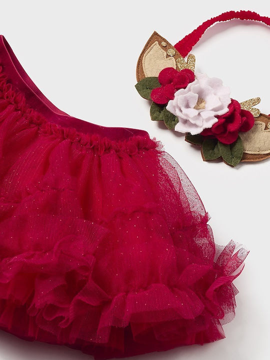 Kids' Tulle Tutu Skirt Red