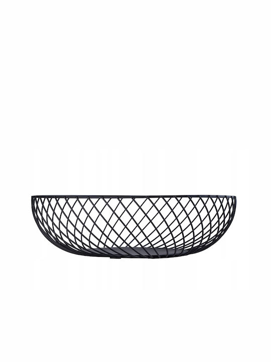 Kadax Fruit Bowl Metallic Black