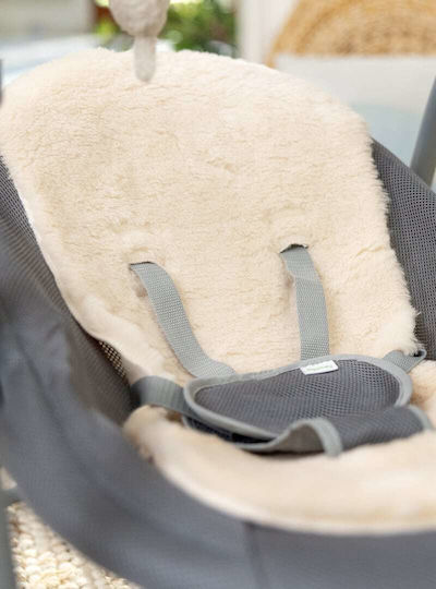 Ingenuity Elektrisch Baby Relax Schaukel Swing 'n Go Portable Swing mit Musik Gray für Kind bis 9kg