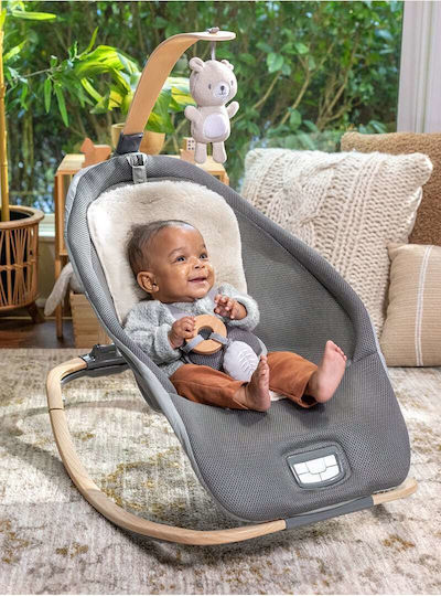 Ingenuity Elektrisch Baby Relax Every Season Rocking Seat mit Musik und Vibration Gray für Kind bis 18kg