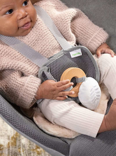Ingenuity Elektrisch Baby Relax Every Season Rocking Seat mit Musik und Vibration Gray für Kind bis 18kg