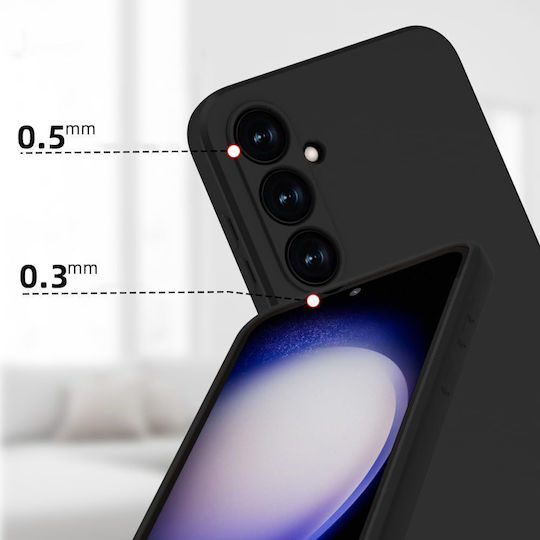 Tech-Protect Icon Задна корица Силикон Черен (Samsung Galaxy M35 5G)