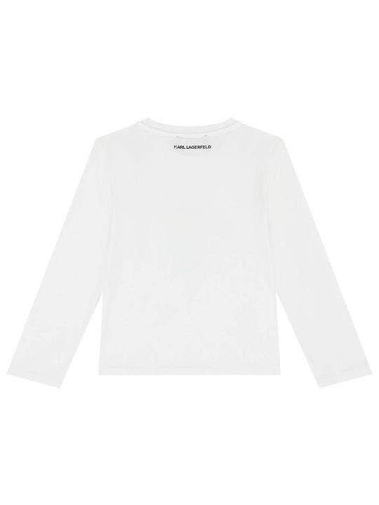 Karl Lagerfeld Kids Blouse Long Sleeve White