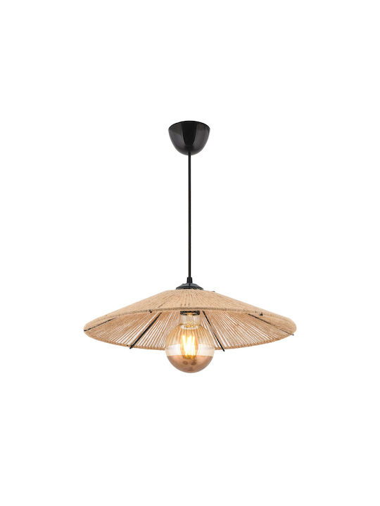 Merten Adjustable Pendant Light Brown with Socket E27 40x40x55cm