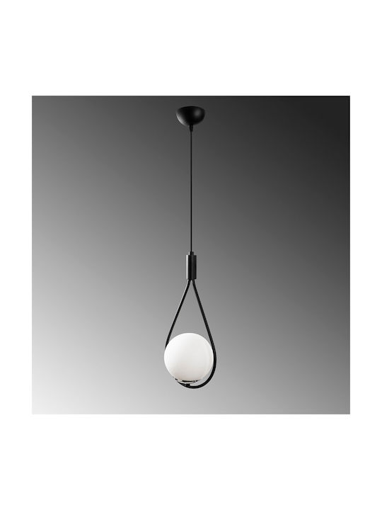 Multi Adjustable Pendant Light Black Ball with Socket E27 20x15x136cm