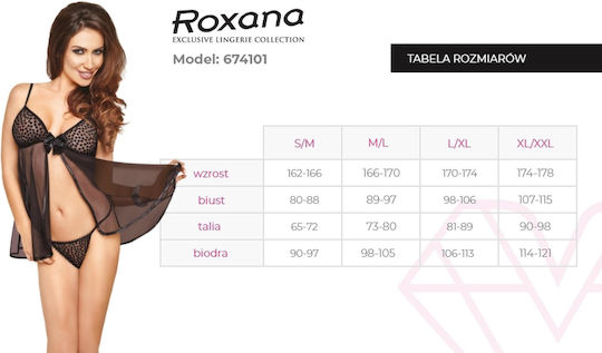 Σετ Sexy Babydoll με Δαντέλα Μαύρο