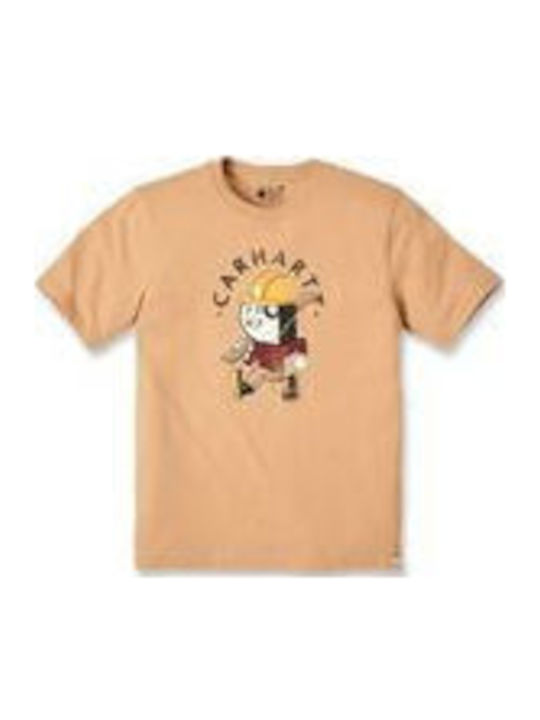T-shirt Καφέ