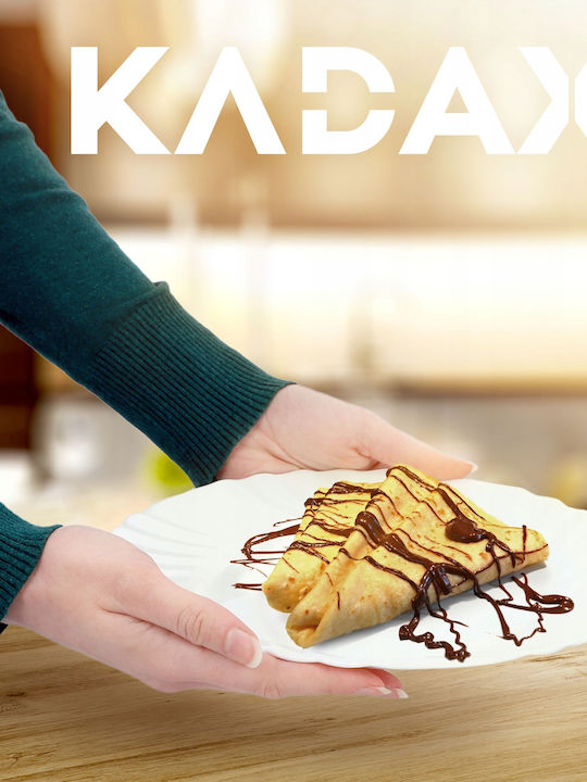 Kadax Чиния Плитко Бял с Диаметър 25см