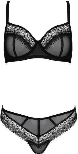 Denerys Seturi de lenjerie sexy Negru