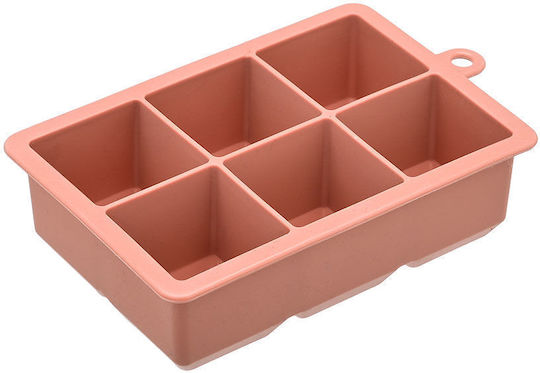 Estia Rotten Apple Eiswürfelform Würfel aus Silikon 6 Plätze Rosa 01-14988