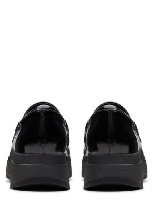 Loriini Izzy Leather Women's Moccasins in Black Color