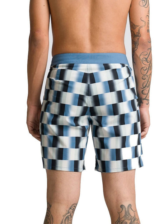 Vans Daily Check Boardshort Men's Swimwear Shorts Blue