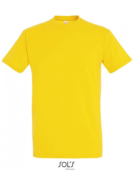 Sol's Men's Short Sleeve Promotional T-Shirt Imperial Gold