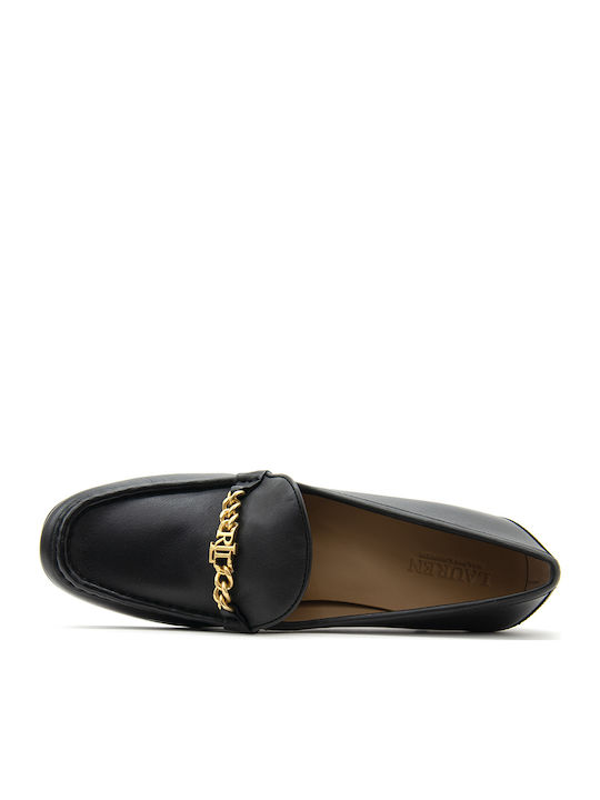 Ralph Lauren Winslet High Heel Moccasins Women Lauren Ralph Lauren Black 802942573001-001