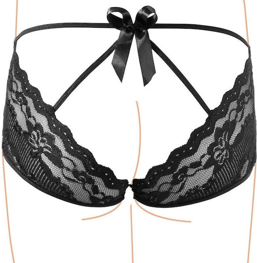 Frauen Sexy Zeichenfolge Schwarz
