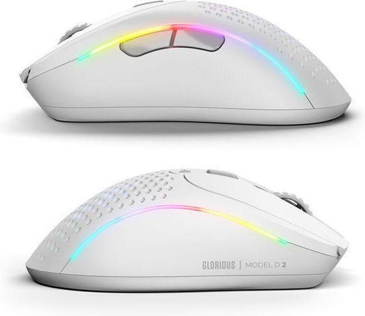 Glorious PC Gaming Race Model D 2 RGB Gaming Mouse 26000 DPI Matte White