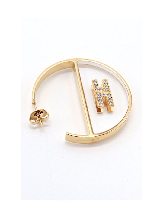 Elisabetta Franchi Earrings Hoops Gold Plated