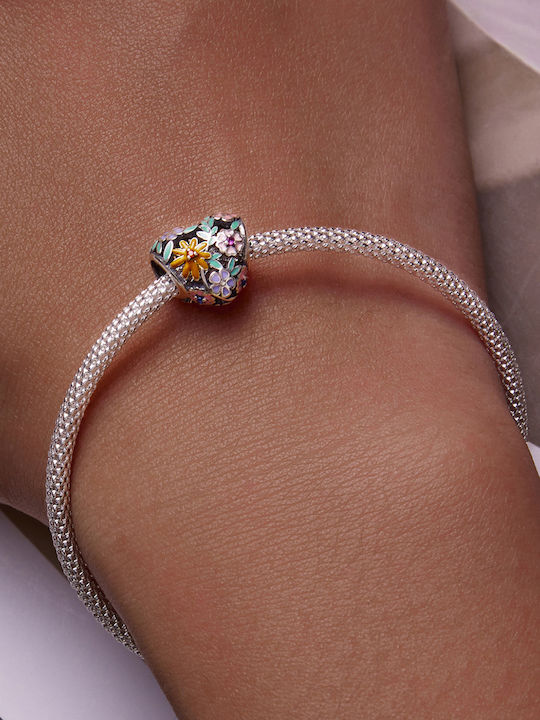 Silver me Blossom Flower Charm Цвете от Сребро