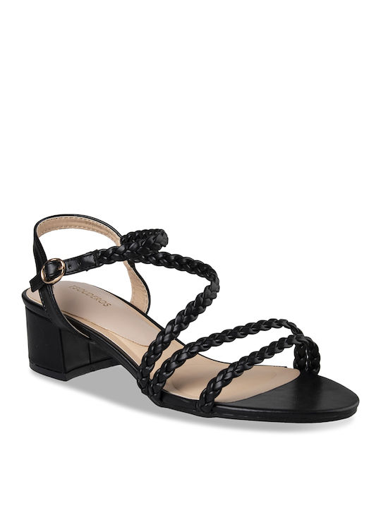 Tsouderos Shoes Sandale dama in Culorea Negru