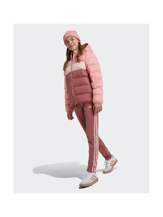 adidas Kids Casual Jacket Pink