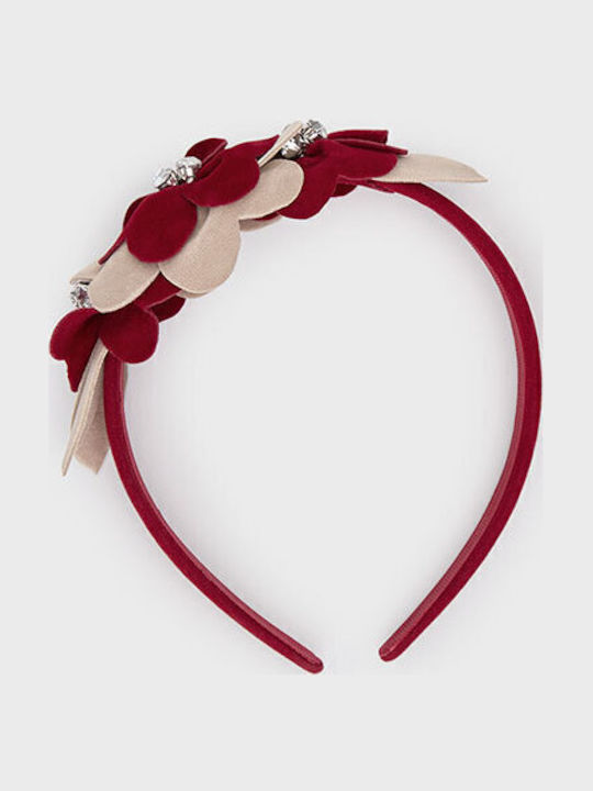 Mayoral Red Kids Headband with Flower