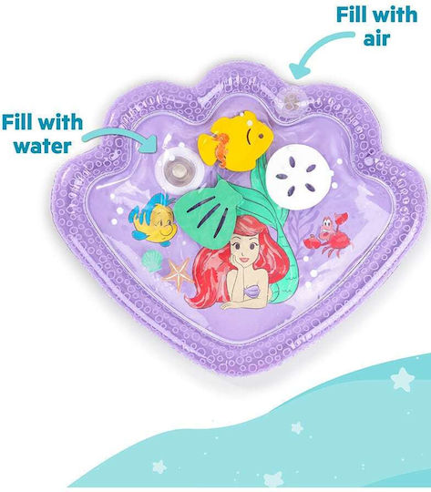 Bright Starts The Little Mermaid Sea Treasures Tummy Time Water Mat Χαλάκι Δραστηριοτήτων για Νεογέννητα