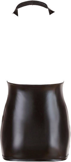 Schwarzes Leder- und Latex-Outfit