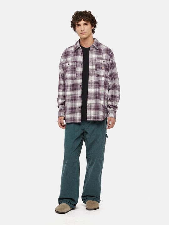 Avansville Μακρυμάνικo Βαμβακερό Πουκάμισο Plum Perfect