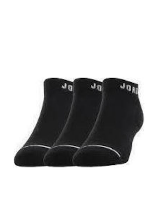 Jordan Everyday No-show Athletic Socks Black 3 Pairs