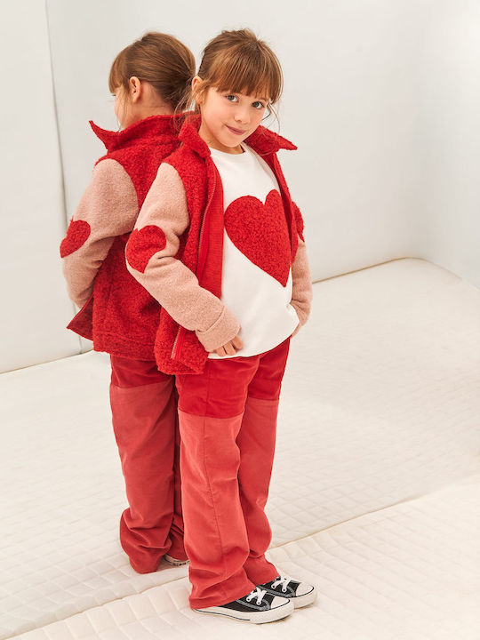 Kids' Corduroy Pants red