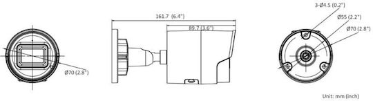 Hikvision DS-2CD2043G2-LI2U IP Überwachungskamera Wi-Fi Wasserdicht mit Mikrofon und Objektiv 2.8mm