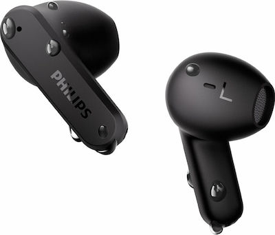 Philips TAT2139 Earbud Bluetooth Handsfree Earphones with Sweat Resistance and Charging Case Blacα