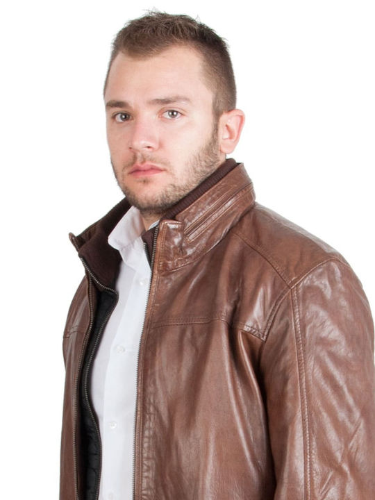 Leather Jacket Brown