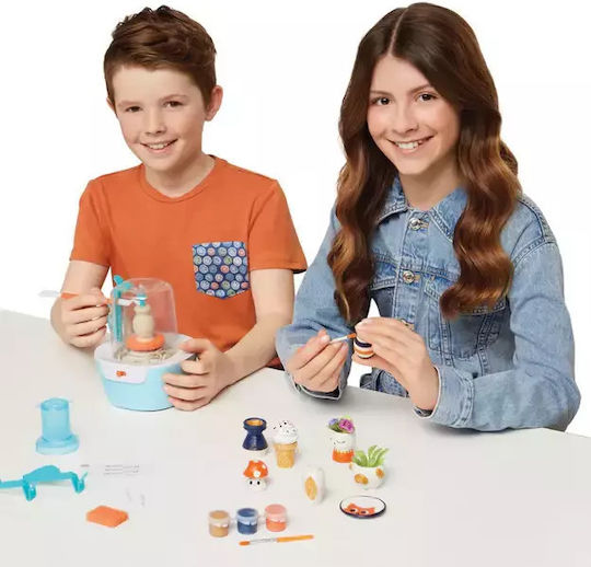 Make It Real Children's Craft Real Mini Pottery Studio for Children 8+ years old Years 4pcs