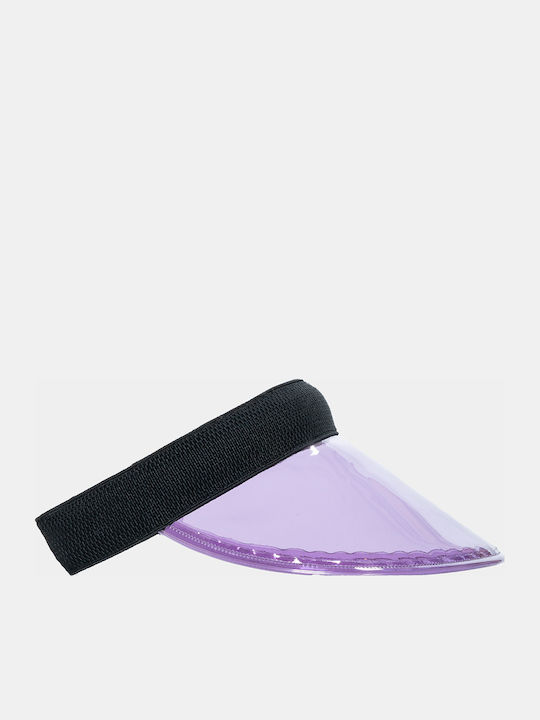 Purple Vinyl Headband Μοβ One Size