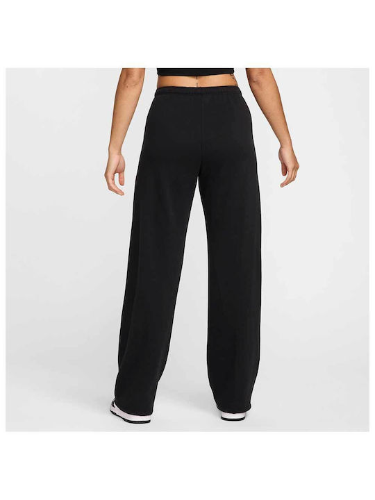 Pantaloni de trening Nike Sportswear Chill Terry cu talie medie și tiv deschis pentru femei Hf6457-010