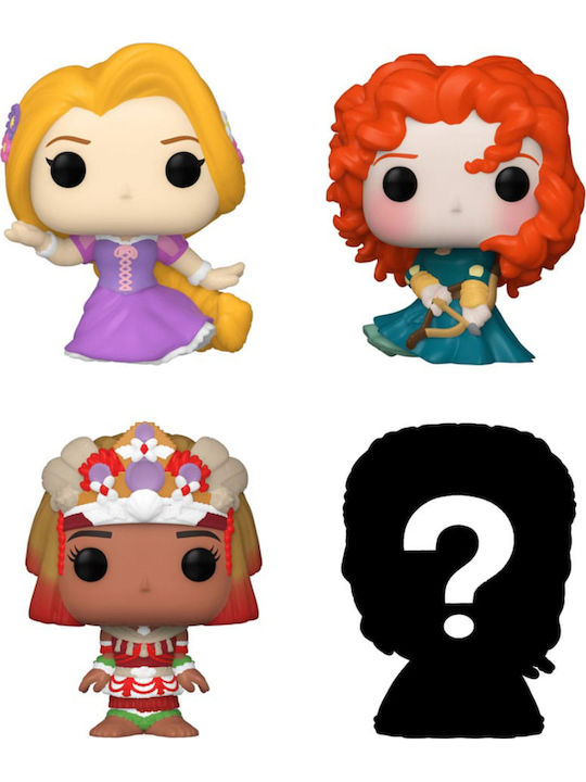 Funko Bitty Pop! Disney: Rapunzel, Merida, Moana & Mystery Chase 4τμχ Funko Bitty Pop! Disney: Rapunzel, Merida, Moana & Mystery Chase 4τμχ