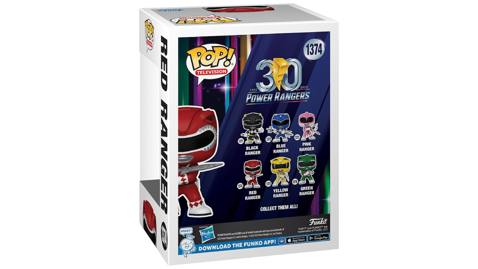 Funko POP! Schlüsselanhänger Power Rangers Movie: Red Ranger – Ca. 5 Cm, Sammlerfigur
