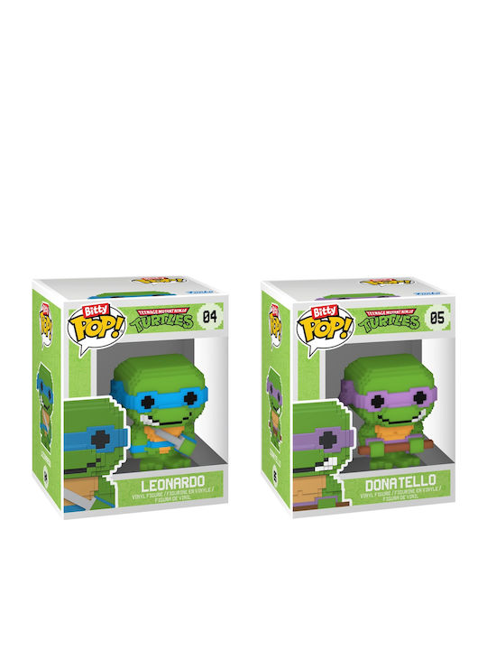 Funko Bitty Pop! Filme: Teenage Mutant Ninja Turtles - Leonardo, Michelangelo, April O'neil & Mystery Chase 4Stück