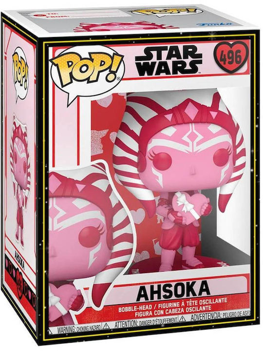 Funko Pop! Movies: Star Wars - Valentines Ahsoka 496 Bobble-Head