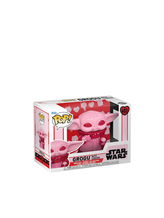 Funko Pop! Movies: Valentines Grogu with Cookies Bobble-Head