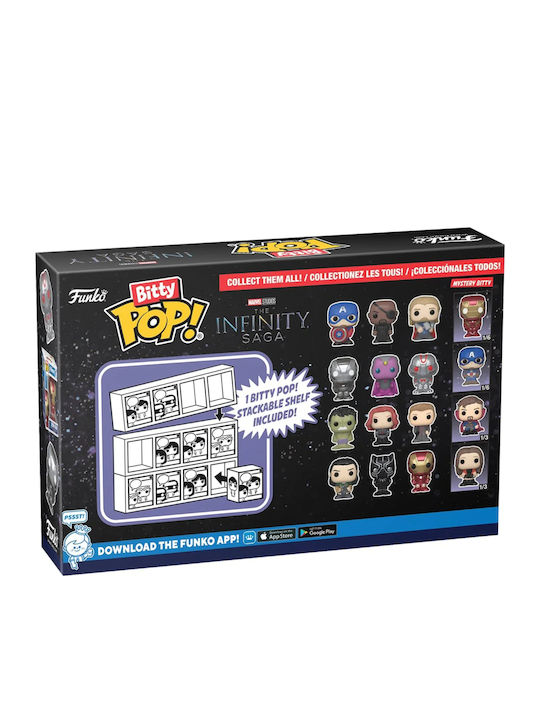Funko Bitty Pop! Marvel: Captain Marvel - Captain America Chase 4τμχ