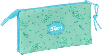 Safta Stitch Pencil Case with 3 Compartments