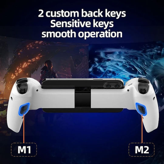 Techsuit BSP-D9 Ασύρματο Gamepad για Android / PC / PS3 / PS4 / Switch / iOS Μαύρο