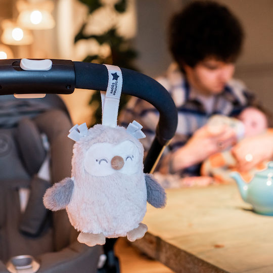 Tommee Tippee Sleep Toy Ollie Mini The Owl made of Fabric with Light and Cry Sensor for 0++ Months