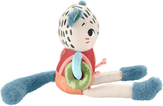 Fisher Price Tierchen Fun Snow Leopard aus Stoff mit Sounds für 3++ Monate