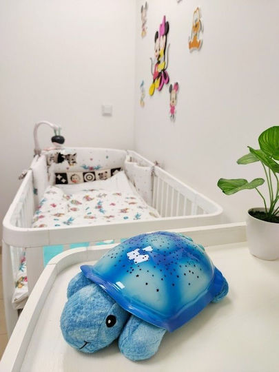 Cloud b Sleep Toy Twilight Turtle with White Noise and Light for 0++ Months Light Blu